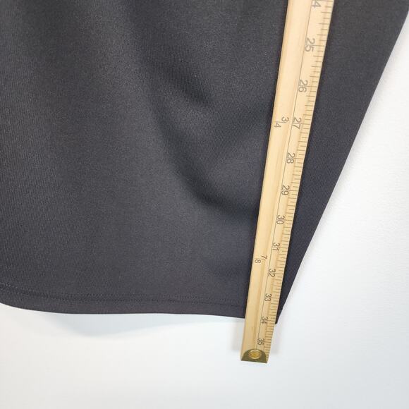 TCEC Asymmetric One Shoulder Black Dress Size S Fringe Evening New Years Party - Picture 12 of 16